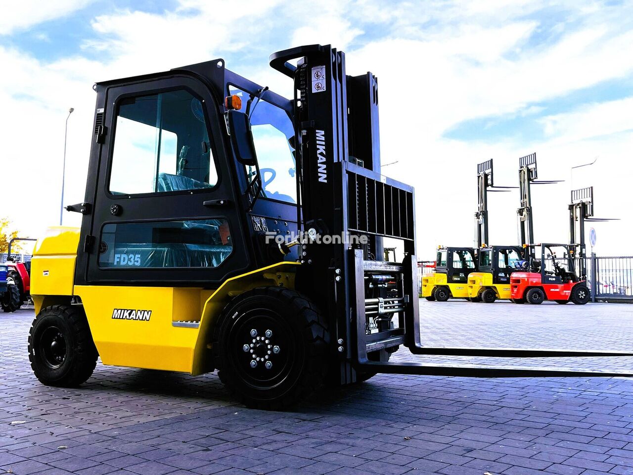 carrello elevatore diesel Wózek Widłowy Spalinowy 3.5T, MIKANN, Maszt 4,5m Diesel, JapanTr